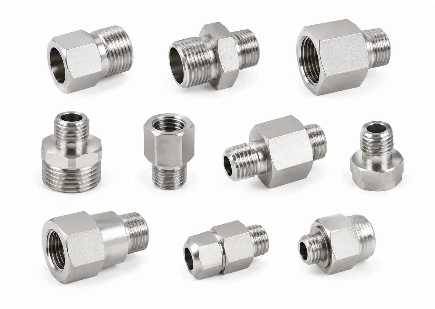 卡套接頭 異徑轉接接頭 NPT／BSP／ISO 螺紋轉接