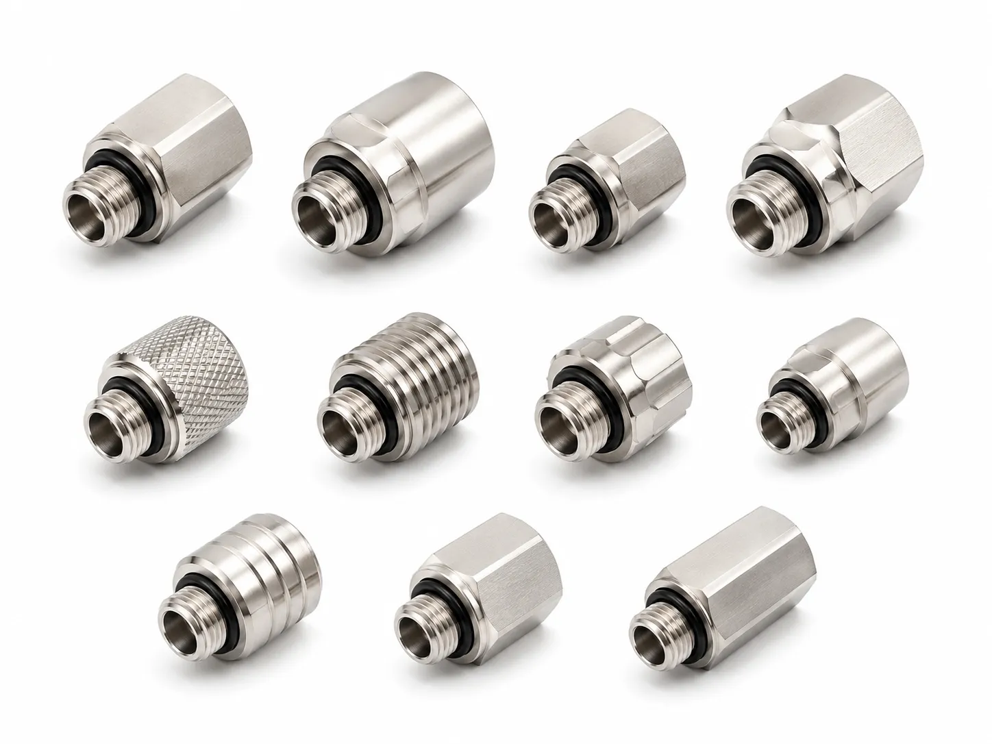 卡套接頭 外牙直通接頭 Tube × NPT／BSPT／BSPP・SUS316